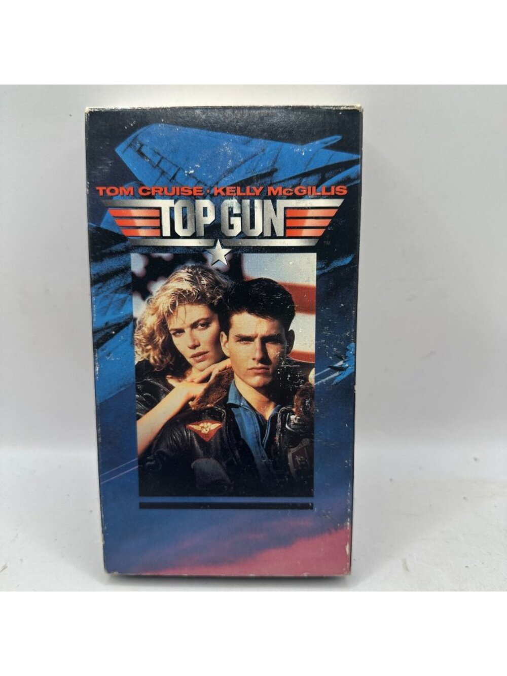 Top Gun VHS 1986 Action Romance Tom Cruise Kelly McGillis PG Paramount Pre-Owned